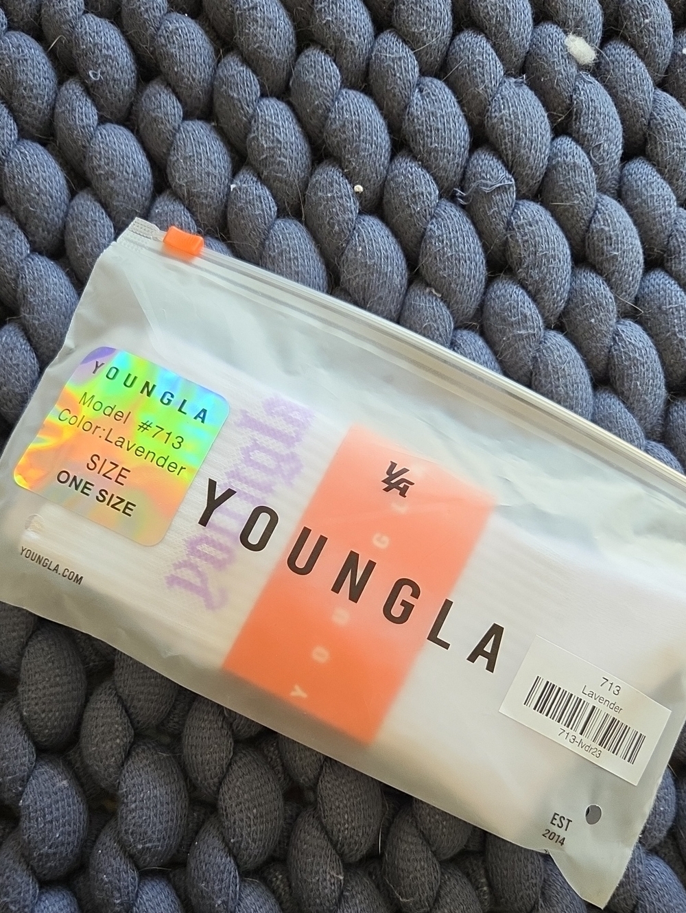 YoungLA Lavender Socks. One Size